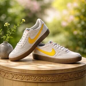 Nike Killshot 2 Leather Sneakers Sail Laser Orange Gum 432997-125 Men's SZ 9.5